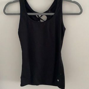 Workout top in black